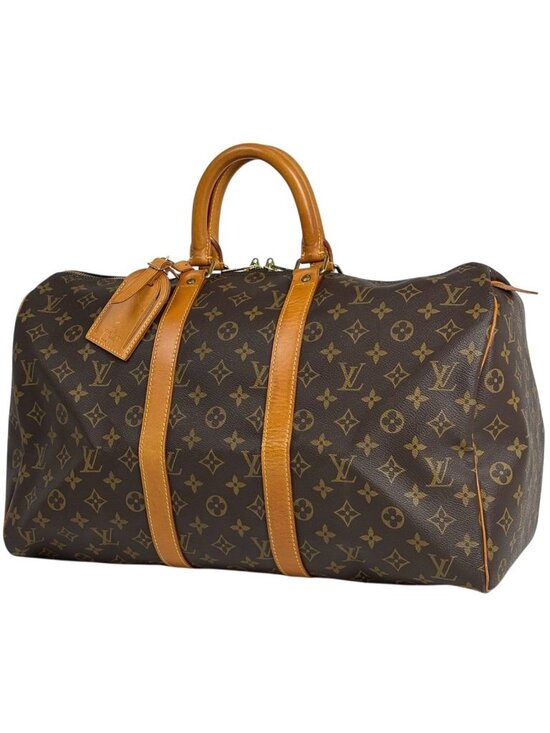 Louis Vuitton Handbags - Louis Vuitton Keepall 45 Boston Bag Monogram Brown